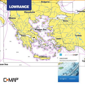 Poseidon Electronics Chania, Crete - C-MAP DISCOVER || M-EM-Y204MS Lowrance Ηλεκτρονικοί Χάρτες