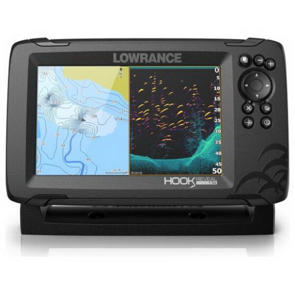 Poseidon Electronics Chania, Crete - Hook Reveal 5'' | 50KHz/200KHz 455KHZ/800KHZ Lowrance GPS Plotter Βυθόμετρο